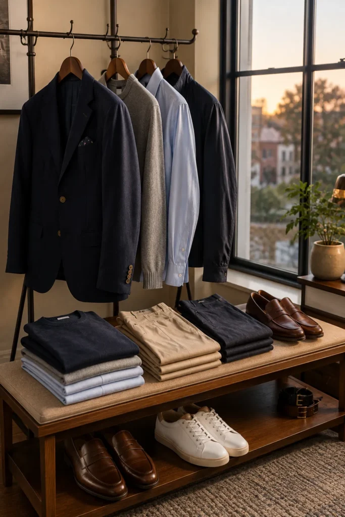 photo representing smart layering choices for cool and mild weather