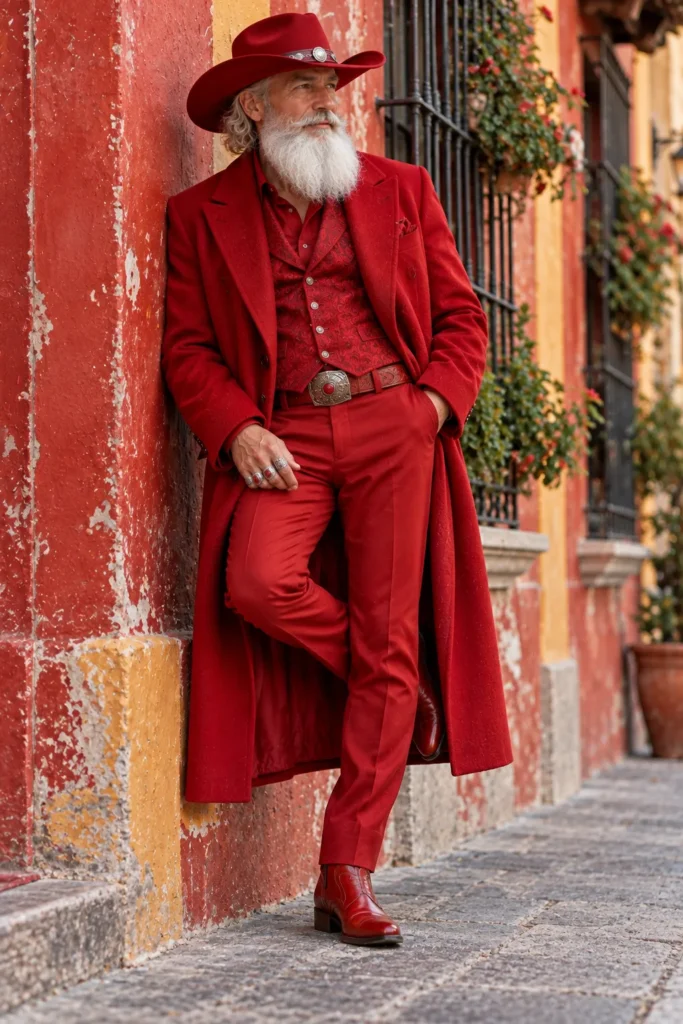 Red Western Gentleman Outfit