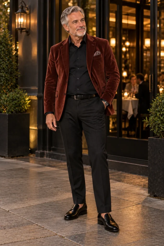 photograph of a distinguished man around 60 with a natural fuller stomach