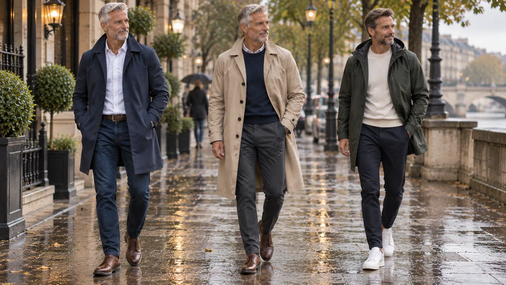9 Best Raincoats for Men Over 50 That Look Good in Any Weather