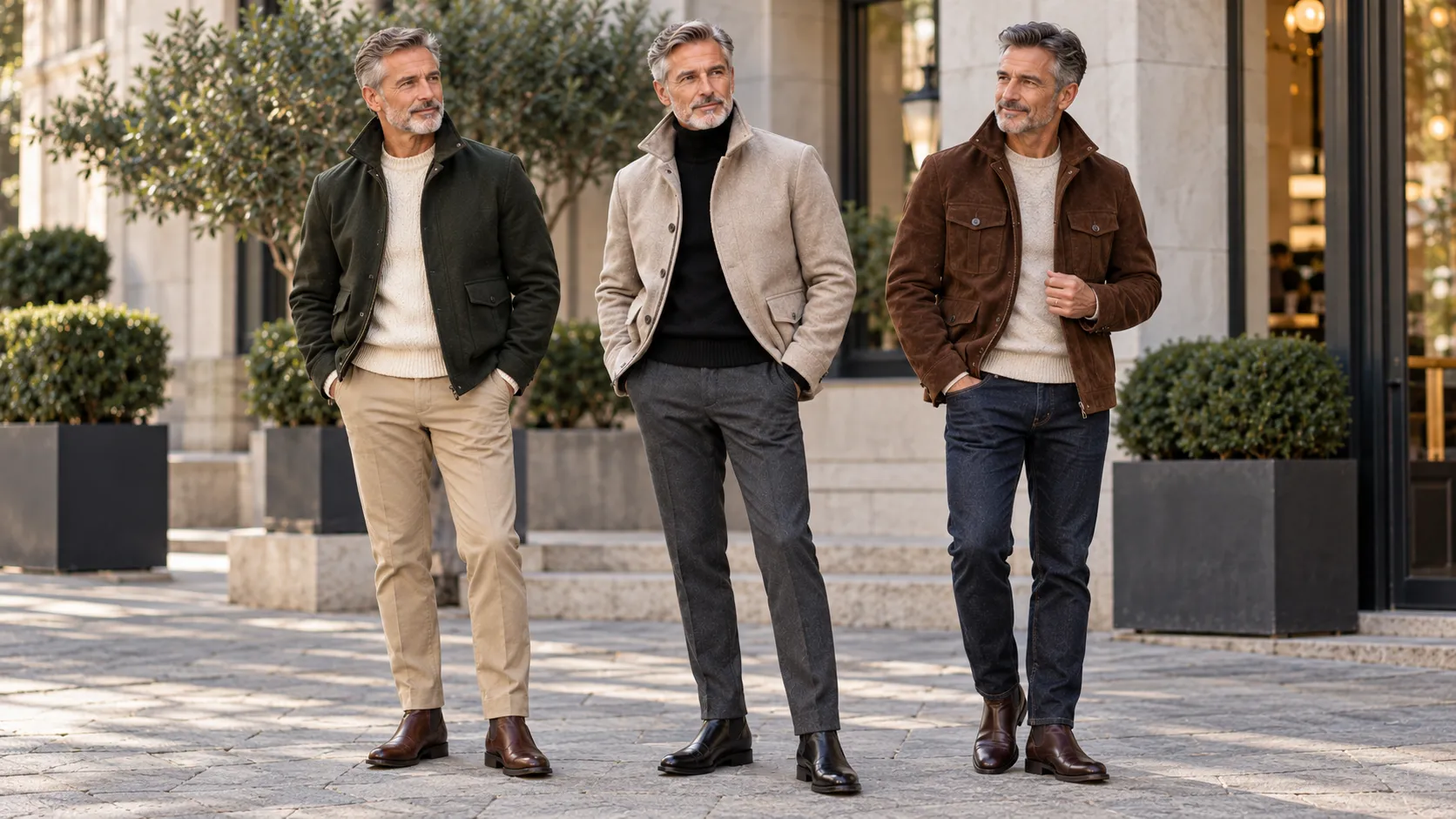 11 High Collar Jacket Outfits for Men Over 50 Perfect for Cold Days