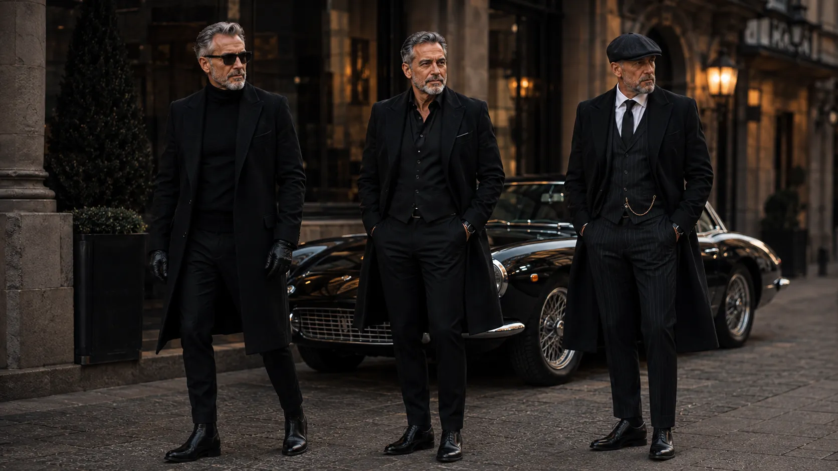 18 Mafia Outfits for Men Over 50: Sharp, Bold Black Looks with Old-School Style
