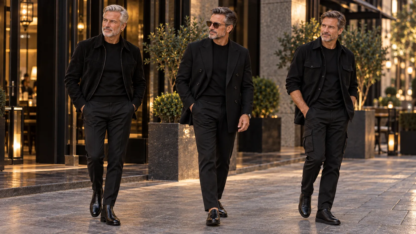 10 Men’s All Black Outfits Over 50 That Look Intentional, Not Somber