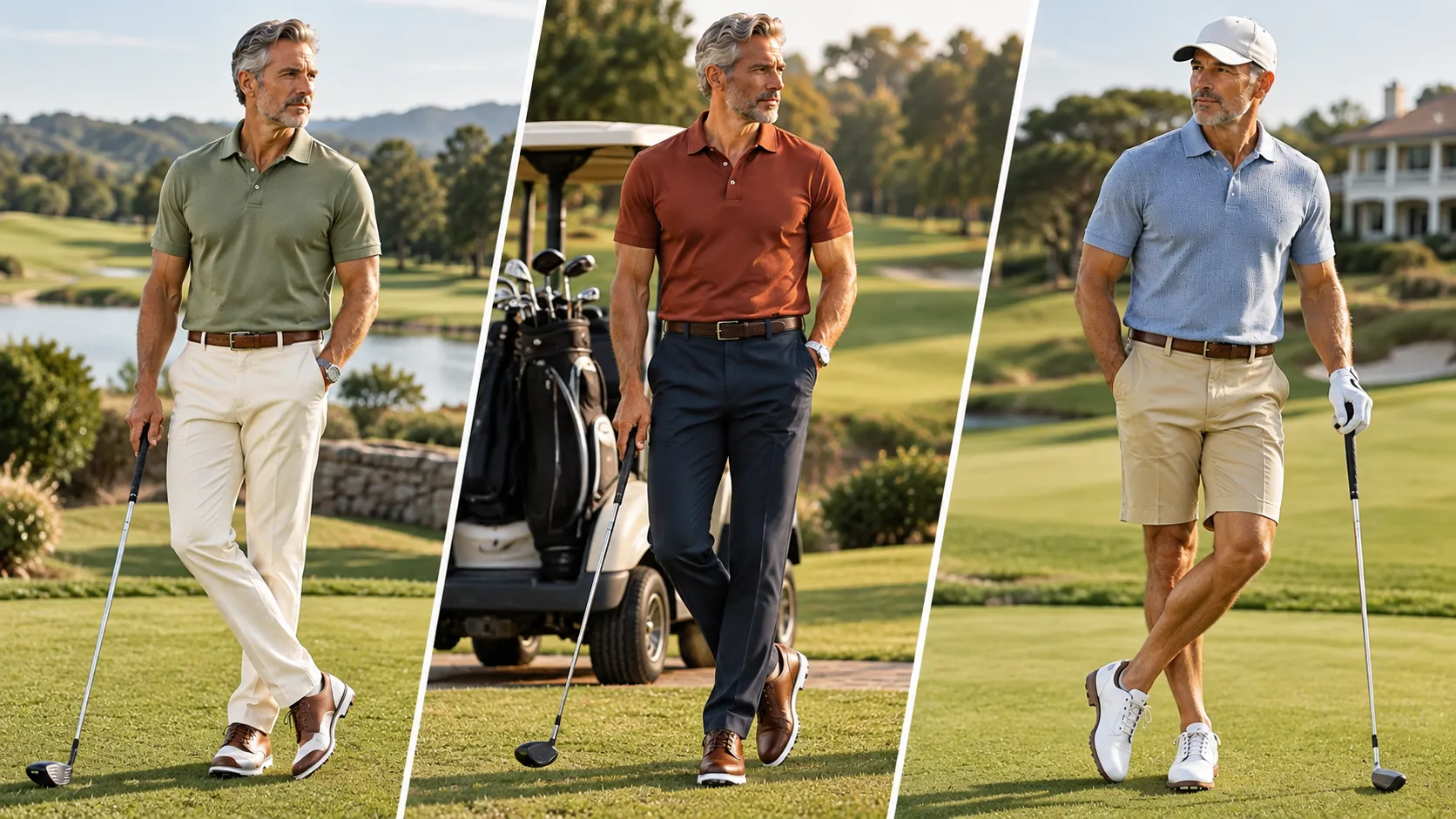 14 Men’s Golf Outfits Over 50 That Look as Good Off the Course as On It