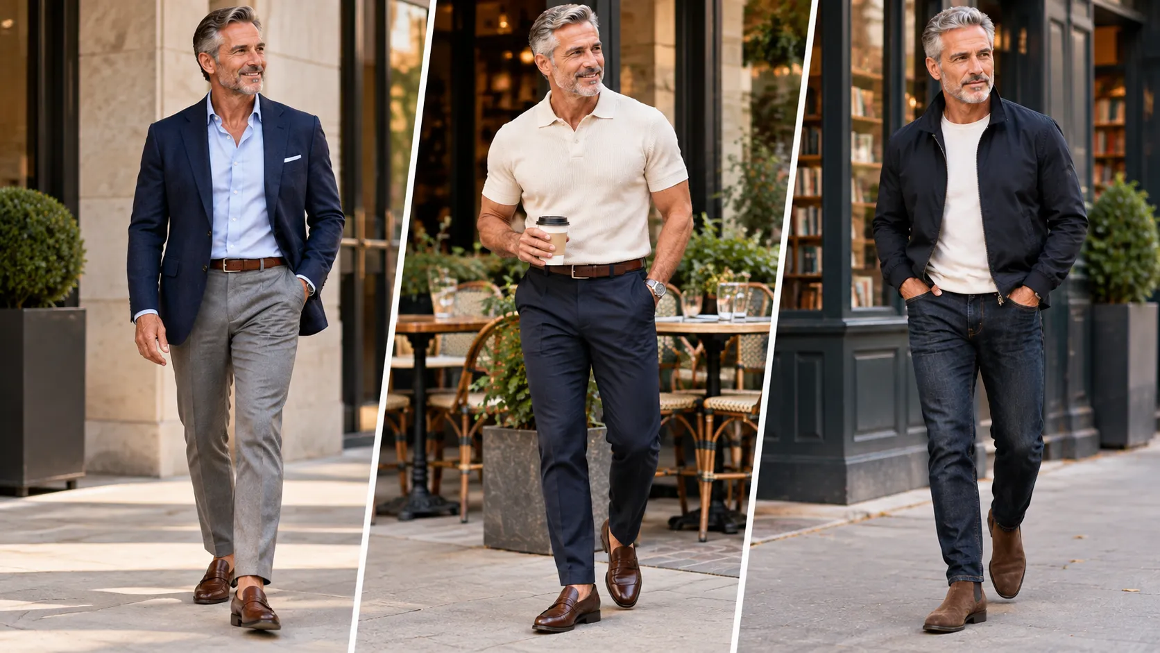 11 Men’s Outfits Over 50 for an Athletic Build That Fit Right