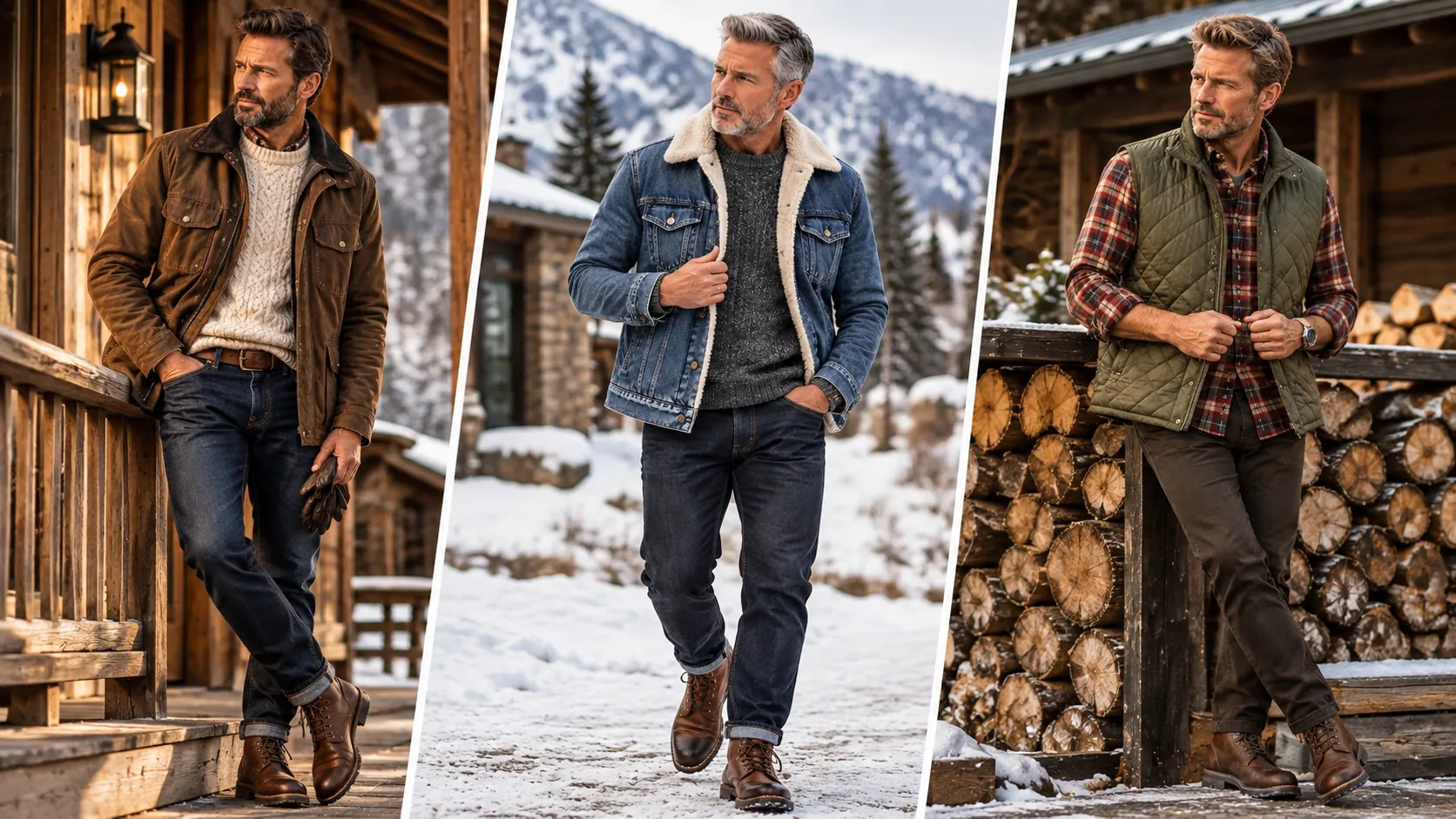 12 Rugged Winter Outfits for Men Over 50: Warm, Masculine Looks for Cold Days