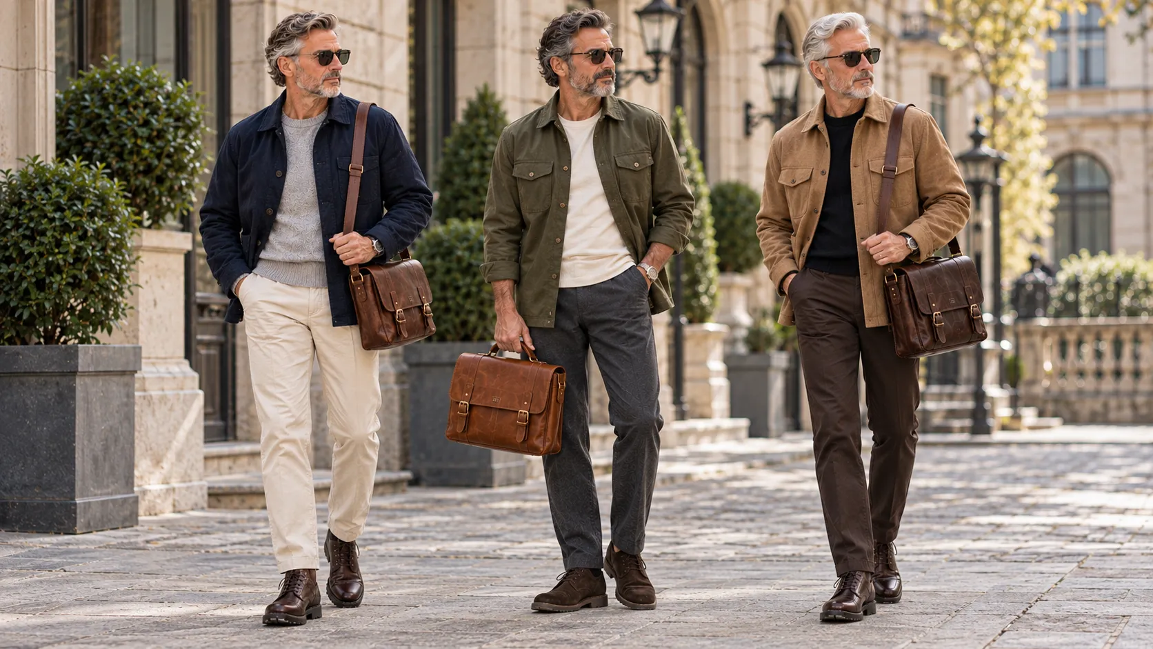 14 Satchel Bag Outfits for Men Over 50: Smart Style Meets Everyday Carry