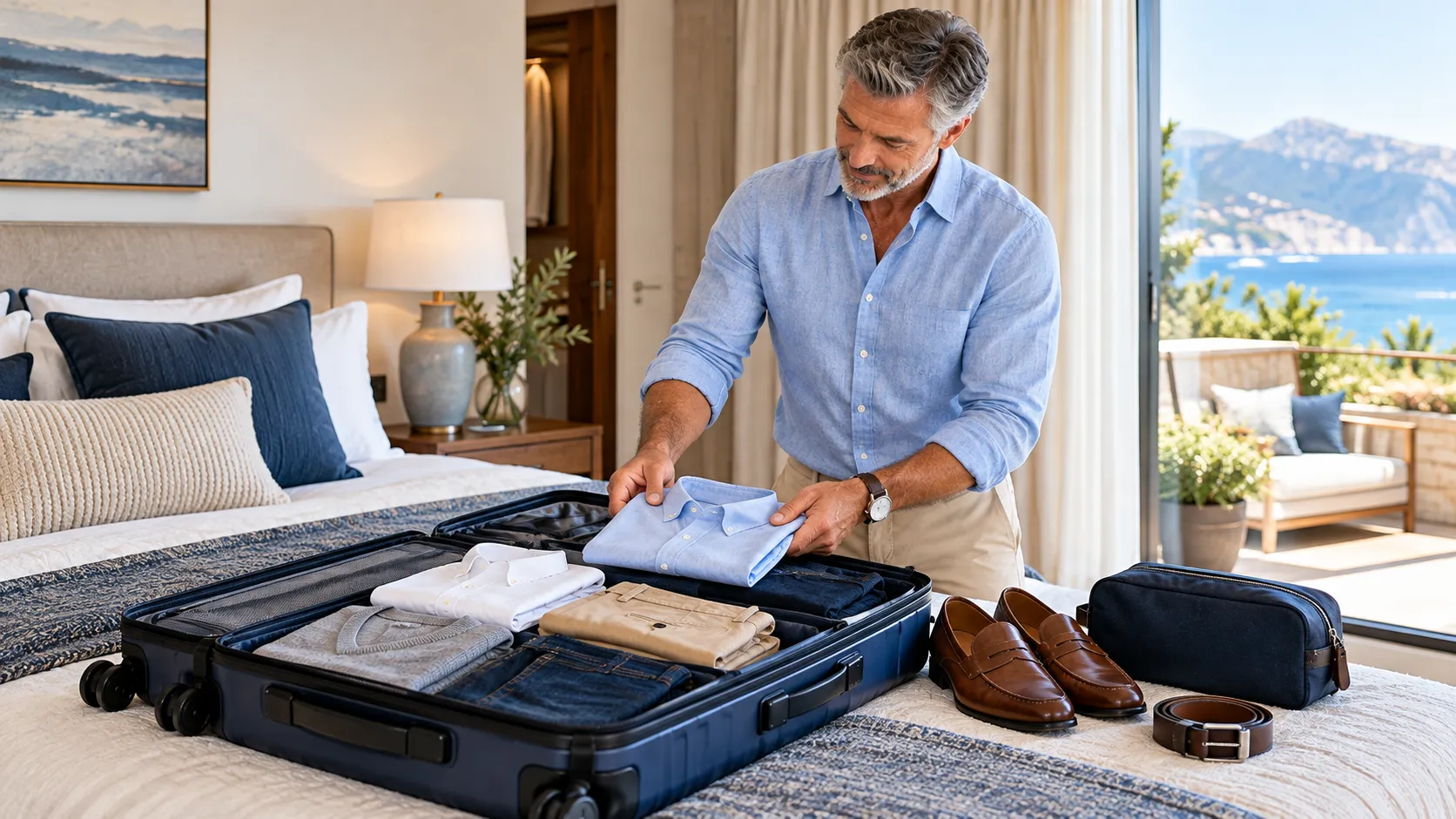 12 Ways to Pack a Suitcase for a Trip for Men Over 50
