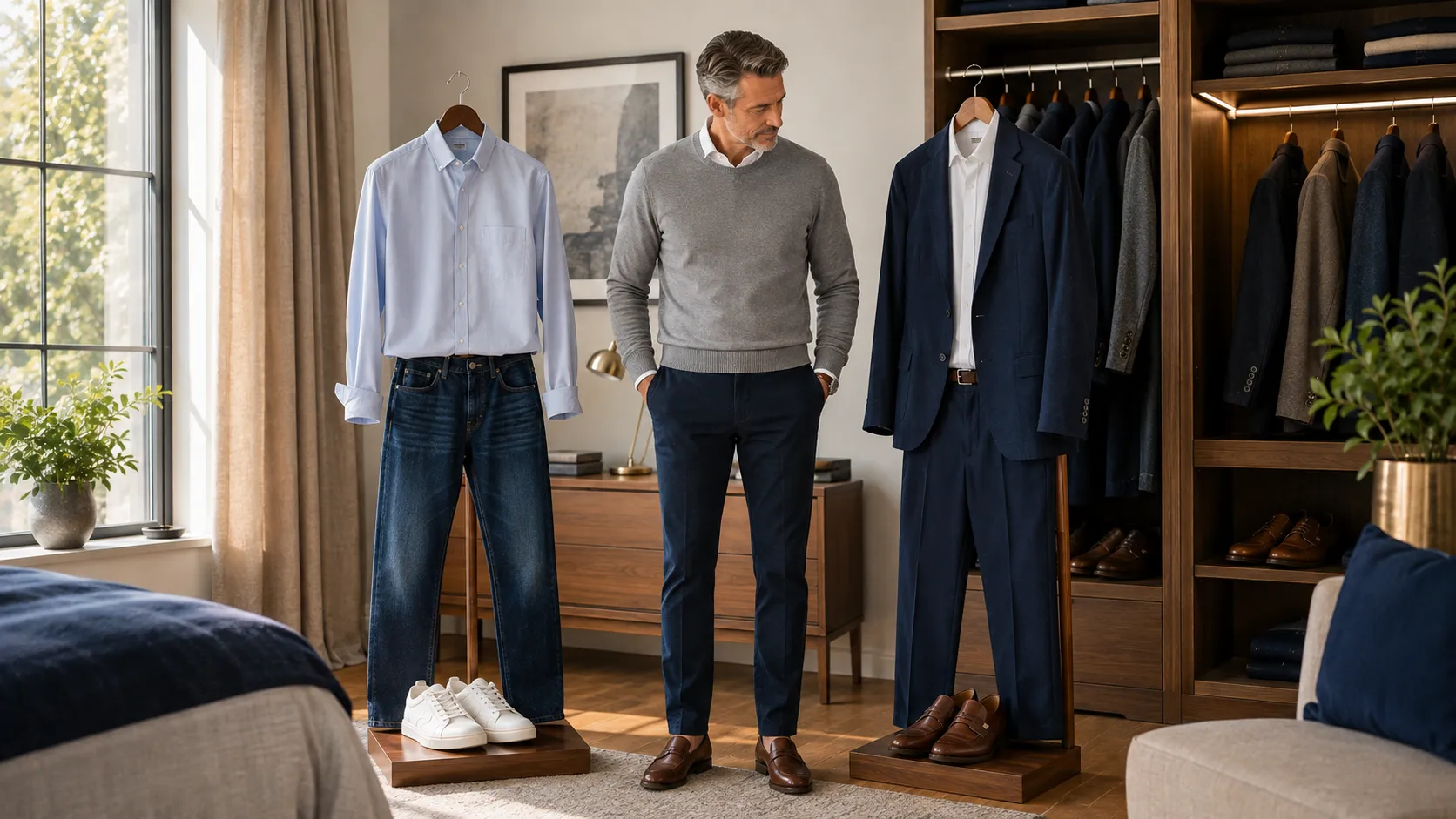 Wear Jeans or Chinos? Start With the Setting