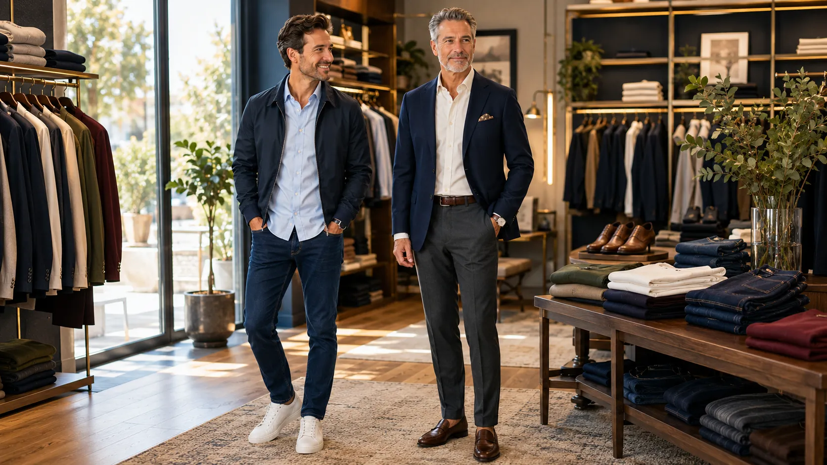 Men’s Outfits Over 50 vs Over 40: What Actually Changes
